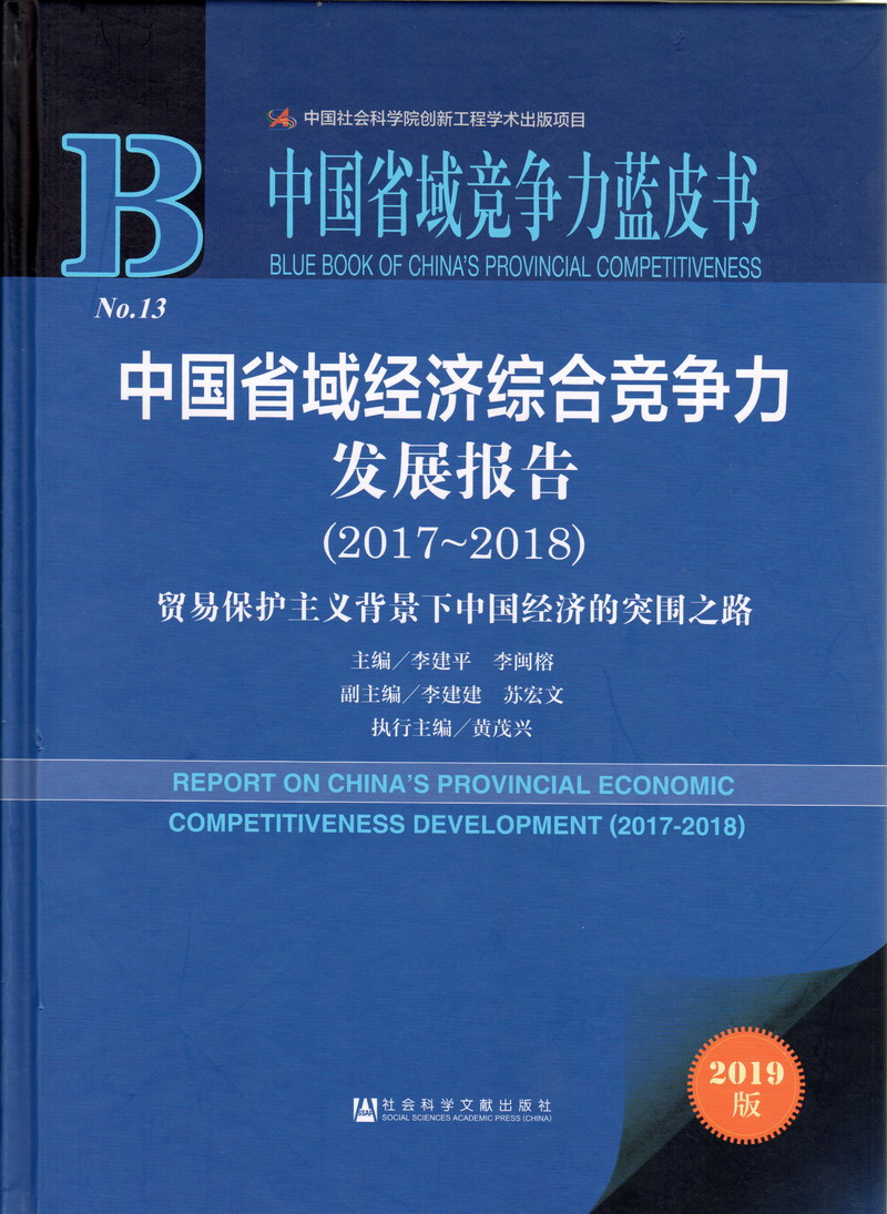 大鸡吧爆操丰满熟妇大屁股中国省域经济综合竞争力发展报告（2017-2018）